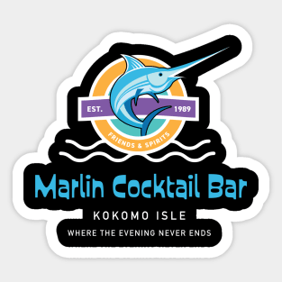 Marlin Cocktail Bar Isle Sticker